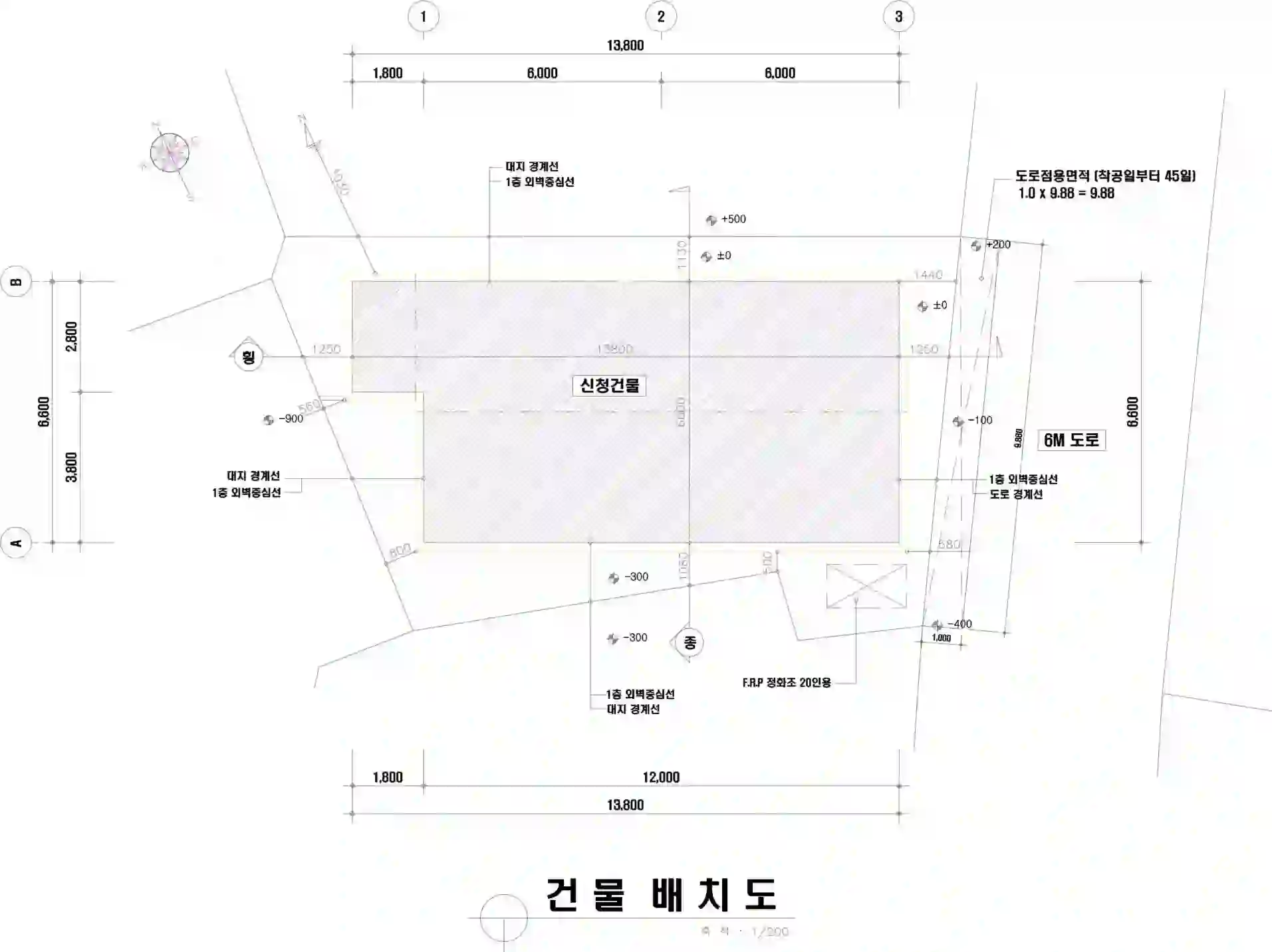사간동 105-1 배치도 이미지